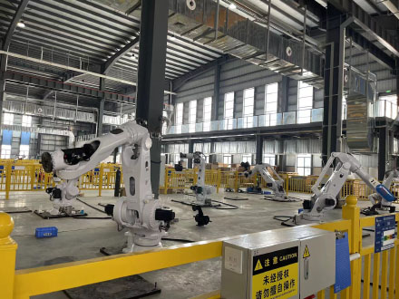 xv technology industrial robot arm factory