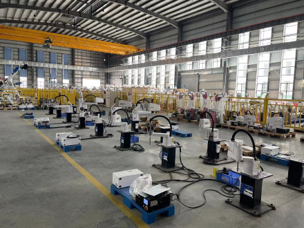 xv technology industrial robot arm factory