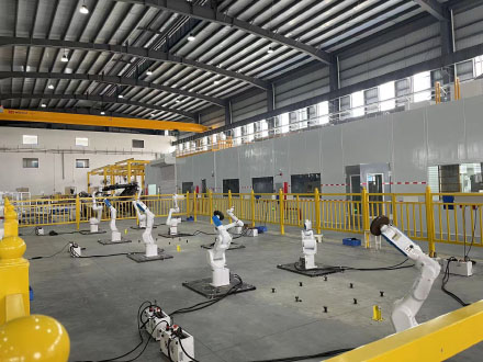xv technology robot arm factory