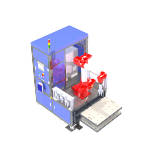 xv technology loading and unloading robot workstation