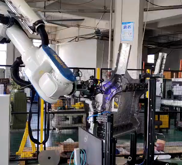 High-Payload JR6210L Robot for Automotive Casting Blue-Light Inspection