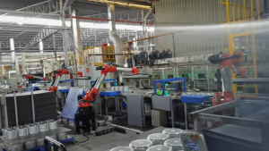 BR610 dual-rotation industrial robot-Kitchenware production lines