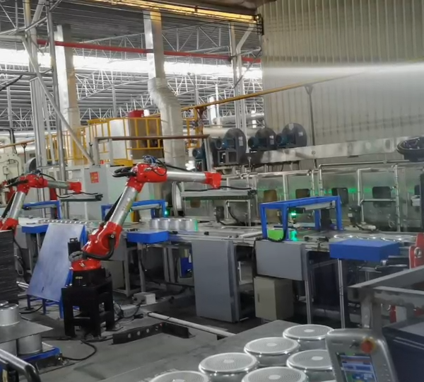 BR610 dual-rotation industrial robot-Kitchenware production lines