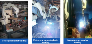 Motorcycle accessories welding automation